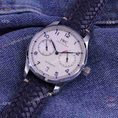 AAA Replica IWC Portuguese Citizen 7 Day Power Reserve Braided Strap